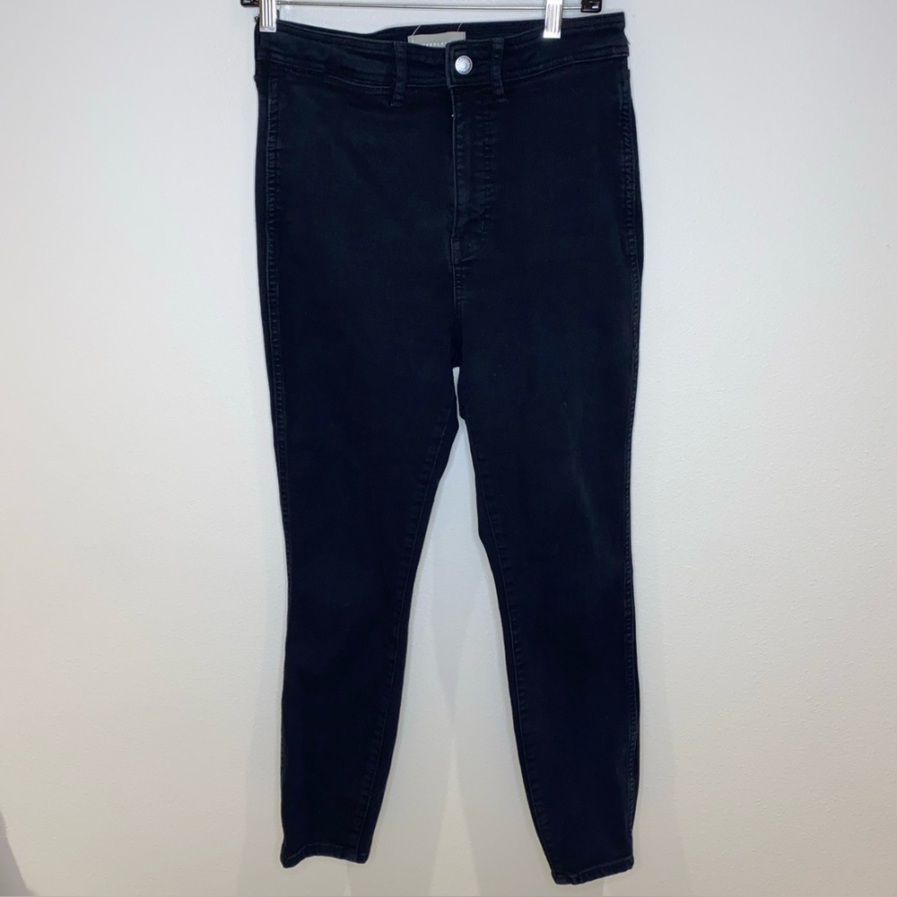 Everlane The Way-High Skinny Jean Black ORGANIC Cotton Size 30‎ Regular Stretch